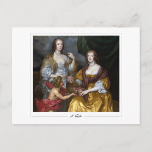 Anthony van Dyck #435 - Carte postale d'art fin