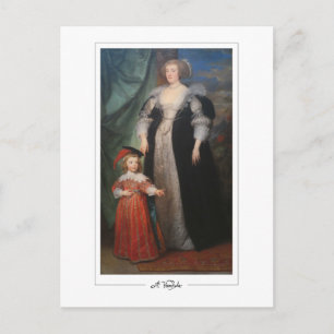 Anthony van Dyck #627 - Carte postale d'art fin