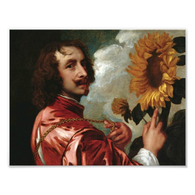 Anthony van Dyck - Selbstportrait Fotodruck (Vorne)