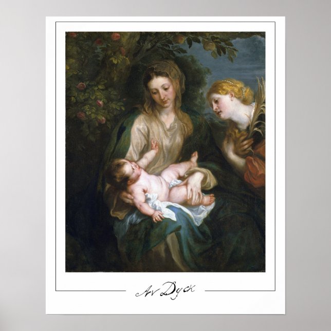 Anthony van Dyck Zedign Art Poster #211 (Vorne)