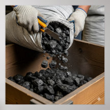 Anthracite Coal Entladung