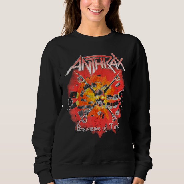 Anthrax u2013 Persistence Crossbones Sweatshirt (Vorderseite)