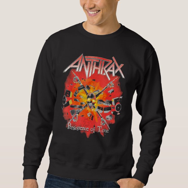 Anthrax u2013 Persistence Crossbones Sweatshirt (Vorderseite)