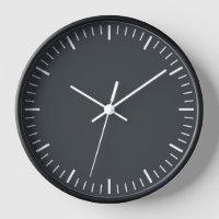 Anthrazit Wall Clock