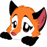 Anthro Fox-Skulptur Freistehende Fotoskulptur<br><div class="desc">Anthro Fox-Welpen-Skulptur</div>