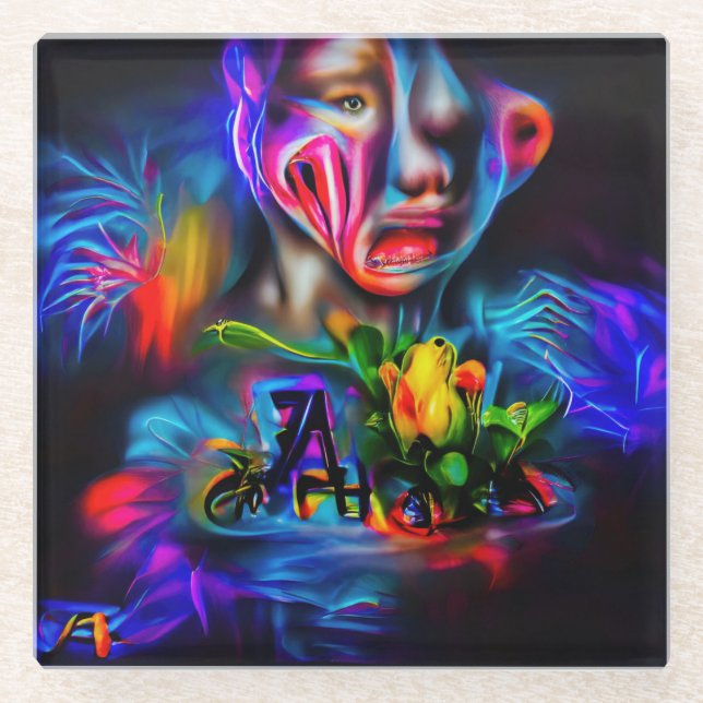 Anthrophobie 2 glasuntersetzer (Vorderseite)