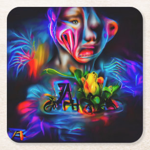 Anthrophobie 2 rechteckiger pappuntersetzer