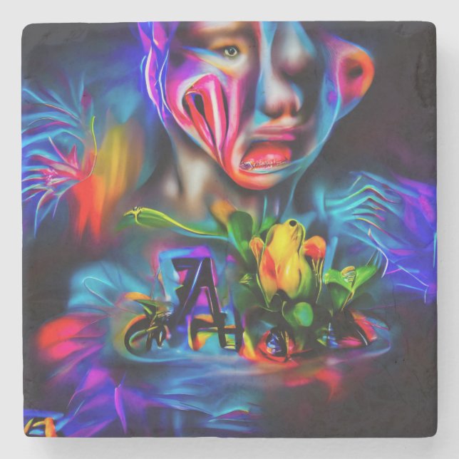 Anthrophobie 2 steinuntersetzer (Vorderseite)