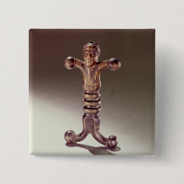 Anthropoidklingegriff Button (Vorderseite)