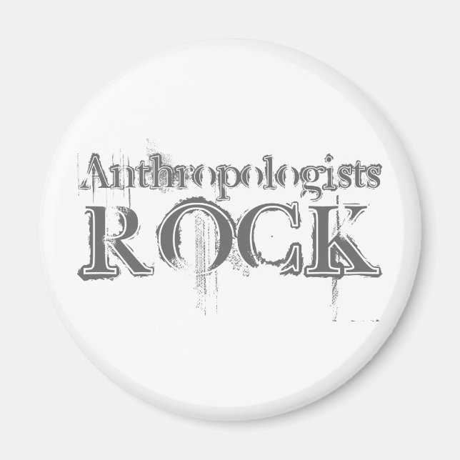 Anthropologe Rock Magnet (Vorne)