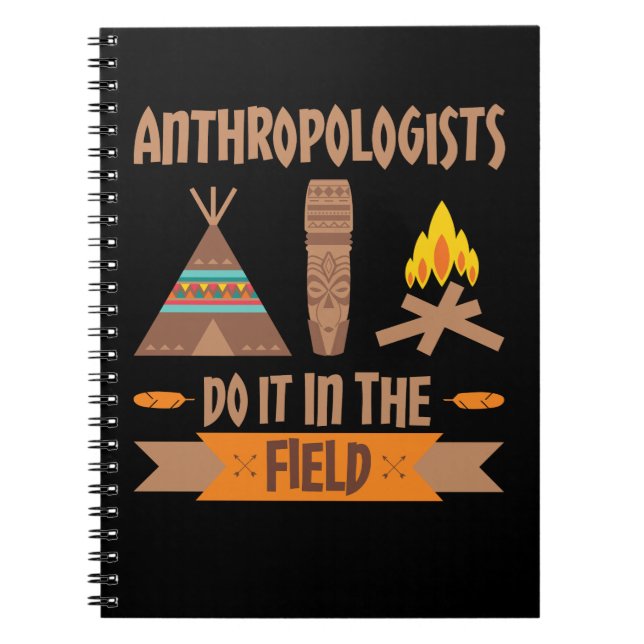 Anthropologen tun es in der Feldanthropologie Notizblock (Vorderseite)