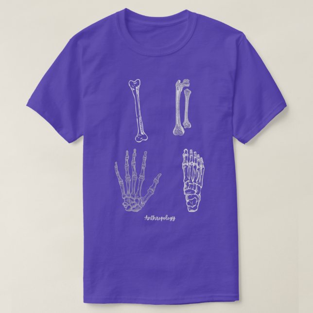 ANTHROPOLOGIE BONES T-Shirt (Design vorne)