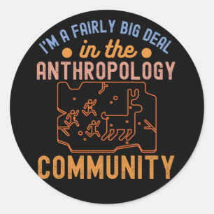 Anthropologie Lustig, Anthropologie Skelett Runder Aufkleber