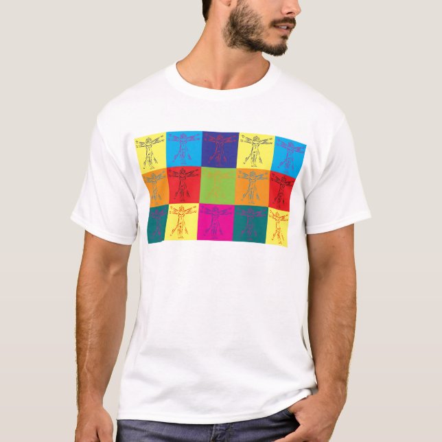 Anthropologie-Pop-Kunst T-Shirt (Vorderseite)