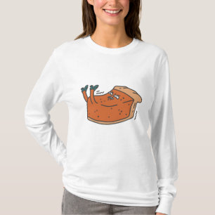 Anthropomorpher Kürbiskuchen aus dem Cartoon T-Shirt
