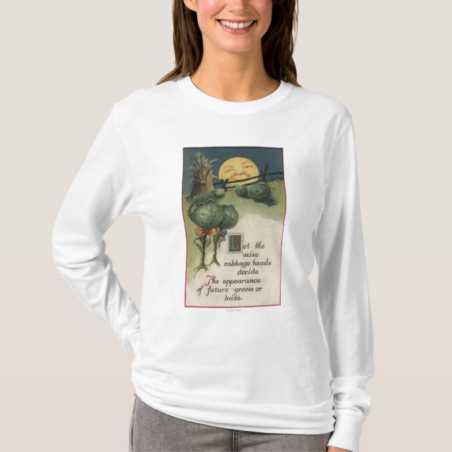 Anthropomorphismus Halloweens GreetingCabbage T-Shirt (Vorderseite)