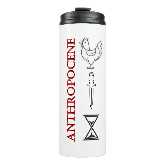 ANTHROPOZENE THERMOSBECHER (Vorderseite)