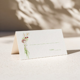 Anthurium-Kaskaden-Brautstrauß-Hochzeit Platzkarte