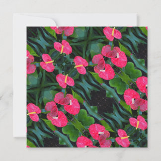 Anthurium-Pflanze Einladung