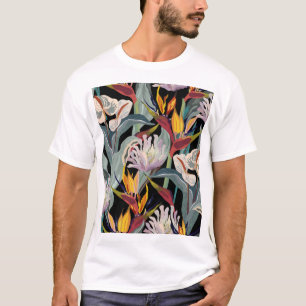 Anthurium Strelitzia: Tropischer Vintager Splendor T-Shirt