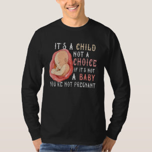 Anti Abortion Pro Life Wahl Stoppt ungeborene Lebe T-Shirt