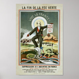 Anti-Absinth-Propaganda Poster