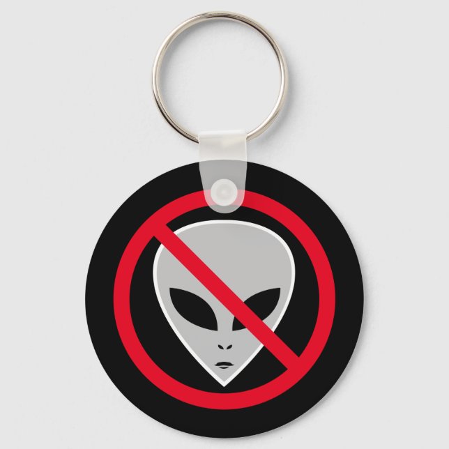 Anti-Alien Schlüsselanhänger (Vorderseite)