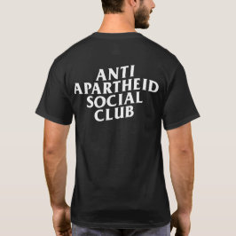Anti Apartheid Social Club Front & Back T-Shirt