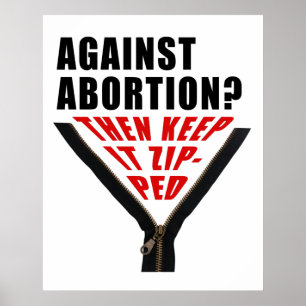 Anti-avortement ? Poster zippé
