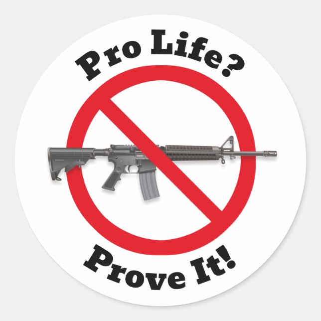 ANTI-AVORTEMENT ? Prouvez-Le ! - Sticker de contrô (Devant)