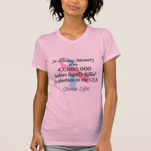 Anti-avortement, T-shirt anti-avortement de
