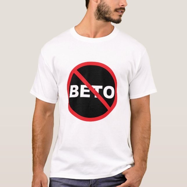 Anti-Beto Pro-Ted Cruz populärer Fettdruck T-Shirt (Vorderseite)