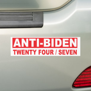 Anti-Biden 24 Seven Autoaufkleber