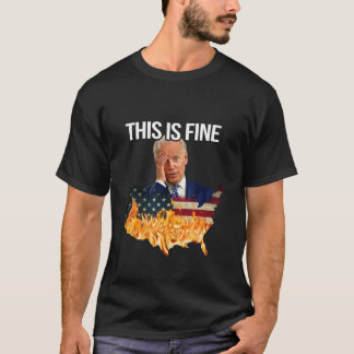 Anti Biden Dies ist die Fine Meme Parody America F T-Shirt