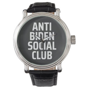 Anti Biden Social Club Armbanduhr