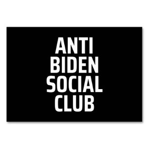 Anti Biden Social Club Tischnummer