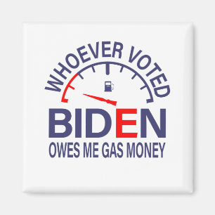 Anti-Biden-Wähler verdienen mir Gasgeld Magnet