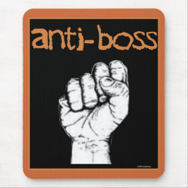 Anti Boss slave wages union workers rights labor Mousepad