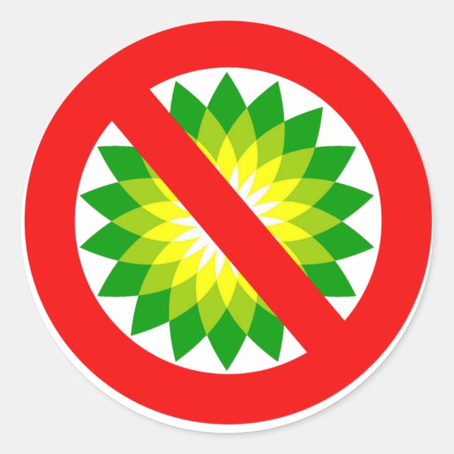 Anti-BP Runder Aufkleber (Vorderseite)