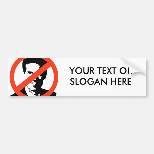 ANTI-BROWN/ANTIscott BROWN Autoaufkleber (Vorne)