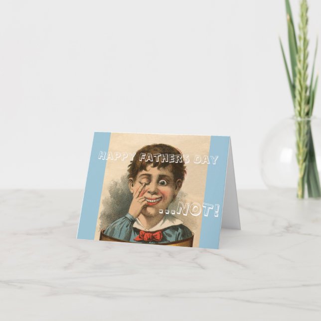 Anti carte de fête des pères, mauvais (Devant)