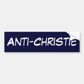 Anti-Christie Autoaufkleber