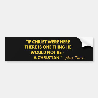 Anti Christlich Mark Twain Zitat Autoaufkleber