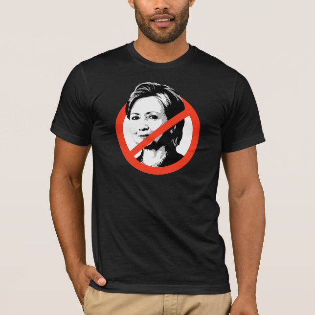 Anti-Clinton - Anti-Hillary Clinton T-Shirt (Vorderseite)