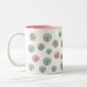 Anti-Covid19-bunte Seifenblasen Zweifarbige Tasse
