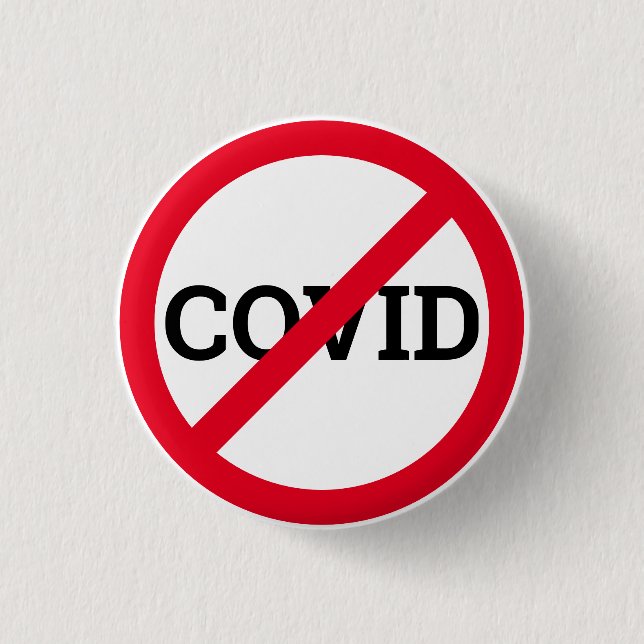 Anti-COVID Button (Vorderseite)