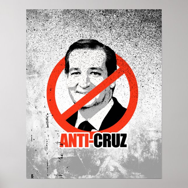 Anti-Cruz Poster (Vorne)