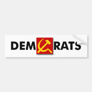 Anti-Demokrat "DemRats" Autoaufkleber