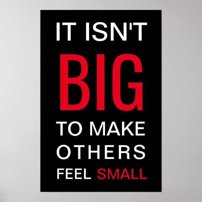 Anti Depression Anti Bullying Poster (Vorne)