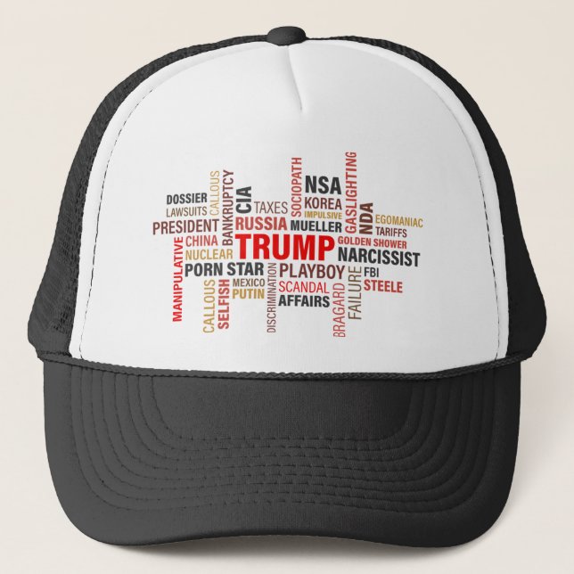 Anti Donald Trump 2020 Truckerkappe (Vorderseite)